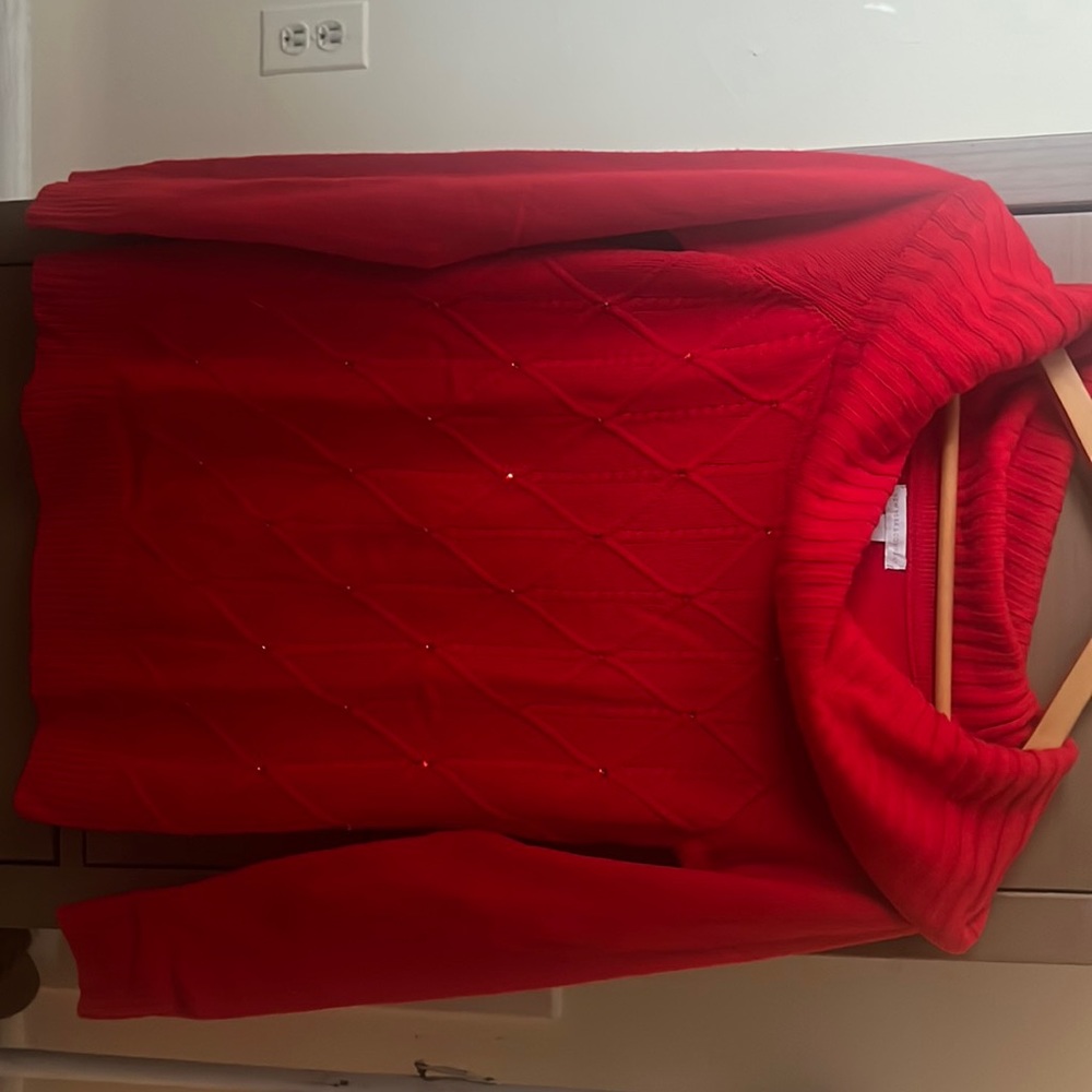Red sweater